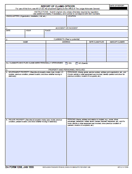 Download da Form 1208