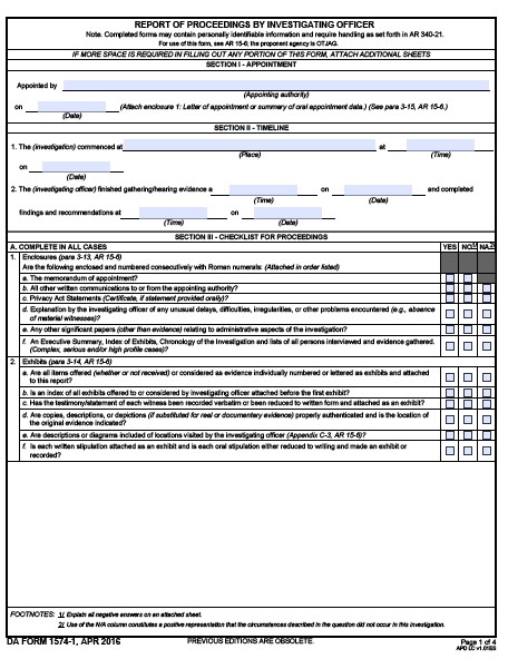 Download da Form 1574-1