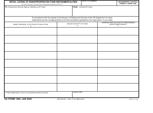 Download da Form 1599