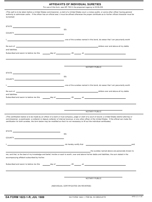 Download da Form 1622-1-R