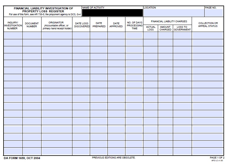 Download da Form 1659