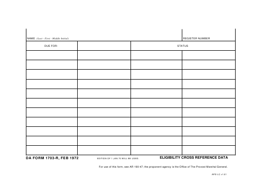 Download da Form 1703-R