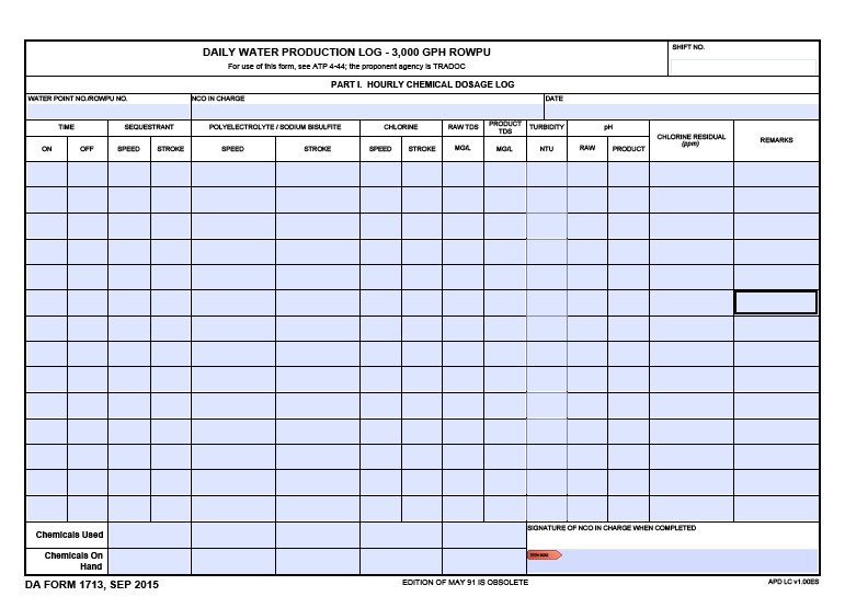 Download da Form 1713