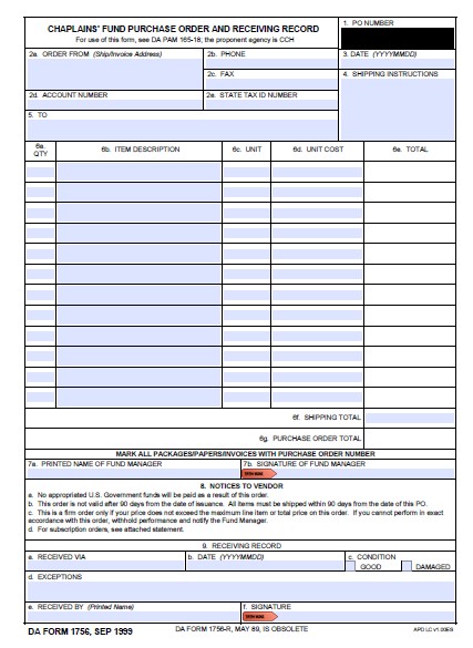 Download da Form 1756