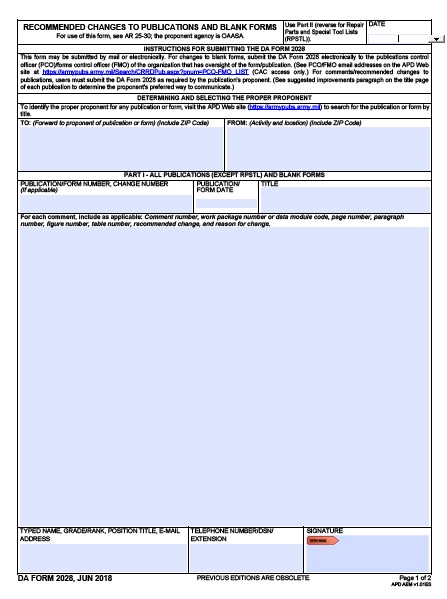 Download da Form 2028