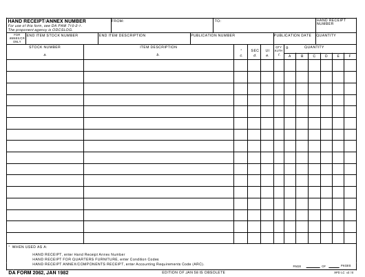 Download da Form 2062