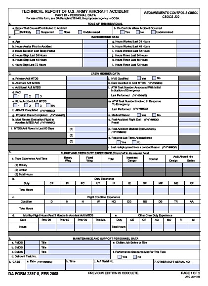 Download da Form 2397-8