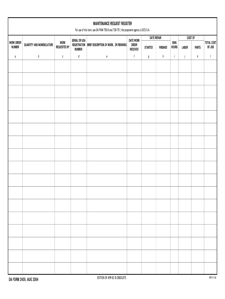 Download da Form 2405