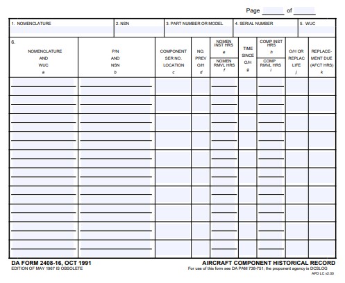 Download da Form 2408-16