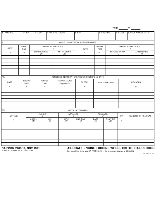 Download da Form 2408-19