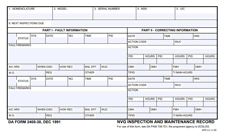 Download da Form 2408-30