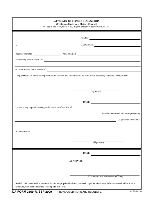 Download da Form 2569-R