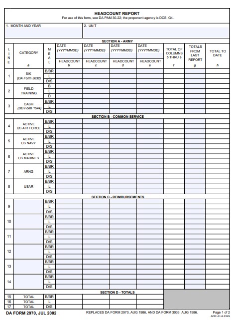 Download da Form 2970