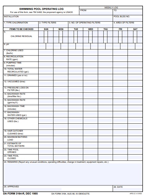 Download da Form 3164-R