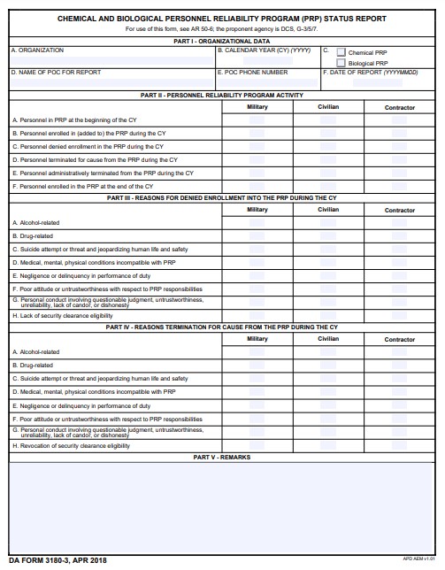 Download da Form 3180-3