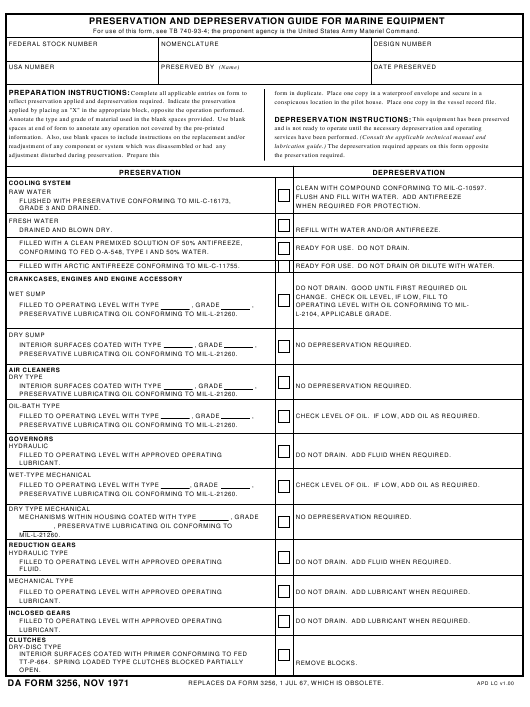 Download da Form 3256