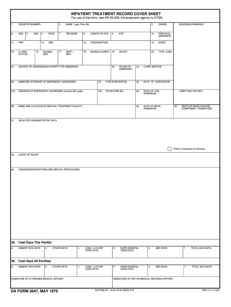 Download da Form 3647