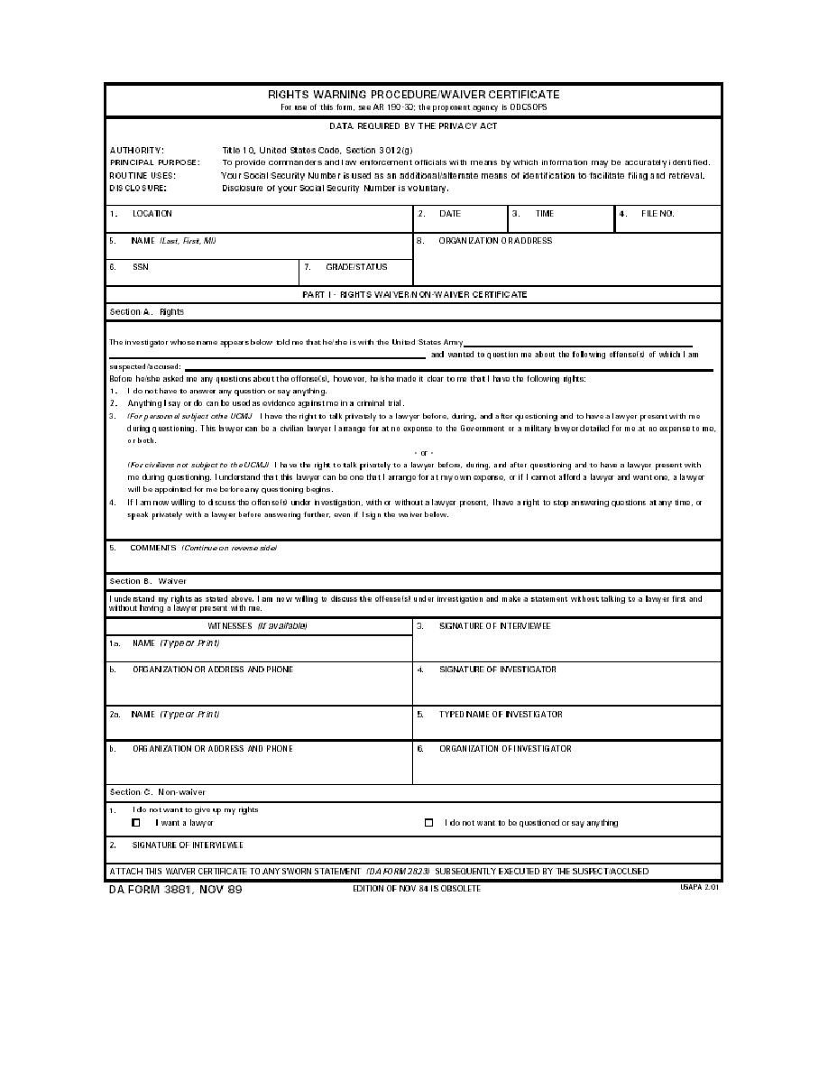 Download da Form 3881