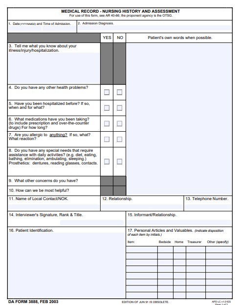 Download da Form 3888