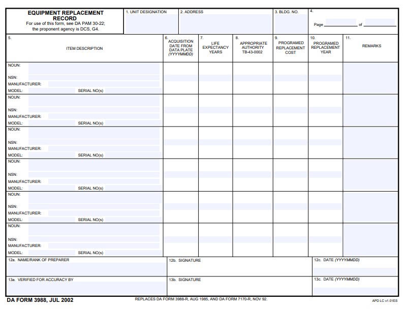 Download da Form 3988