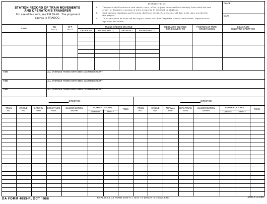 Download da Form 4093-R