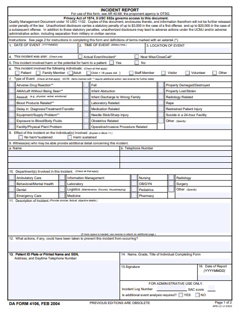 Download da Form 4106