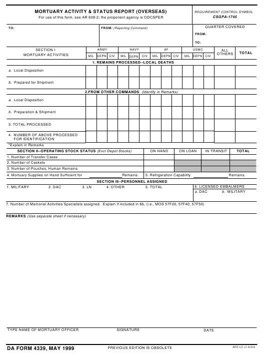 Download da Form 4339