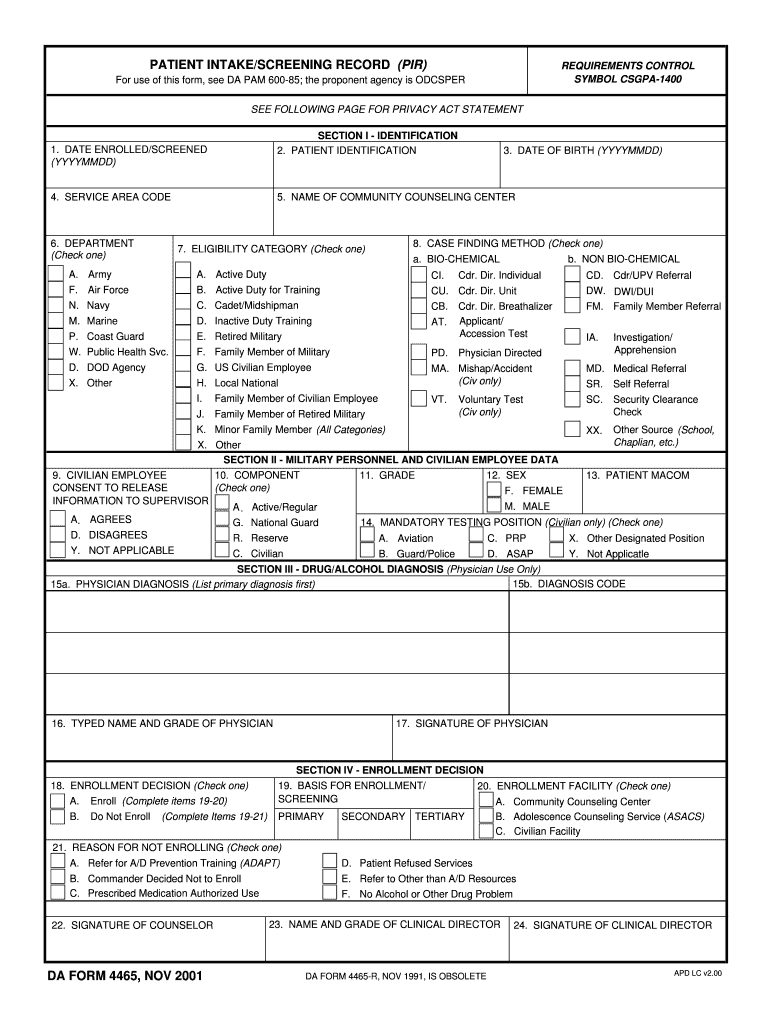 Download da Form 4465