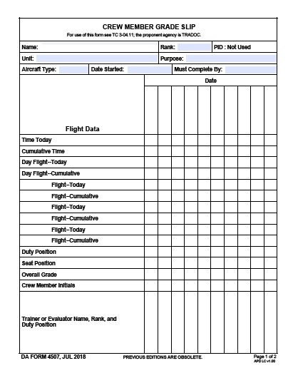 Download da Form 4507