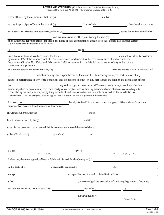 Download da Form 4881-4