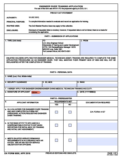 Download da Form 5030