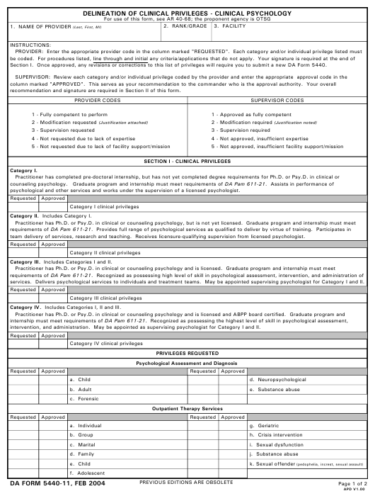 Download da Form 5440-11