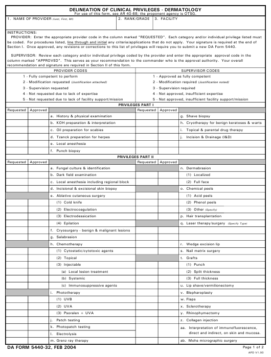 Download da Form 5440-32