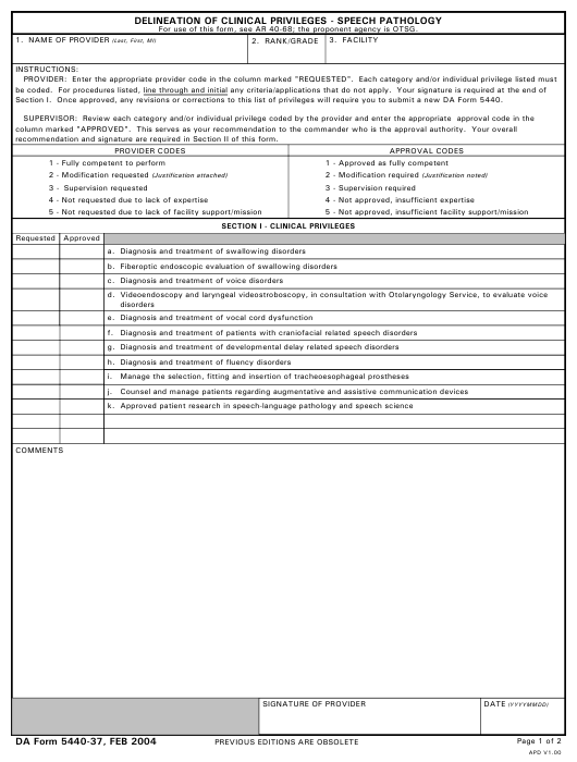 Download da Form 5440-37