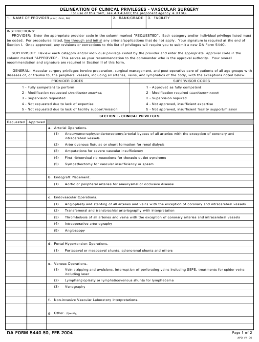 Download da Form 5440-50