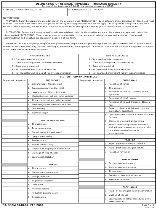 Download da Form 5440-54