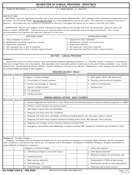 Download da Form 5440-8