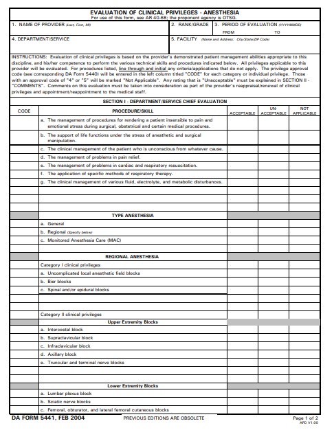 Download da Form 5441