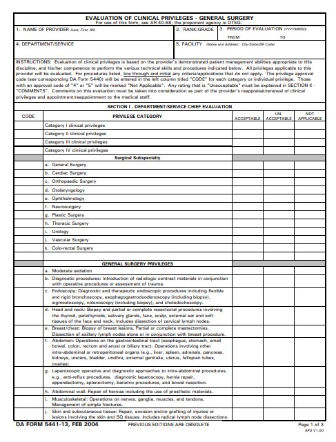 Download da Form 5441-13