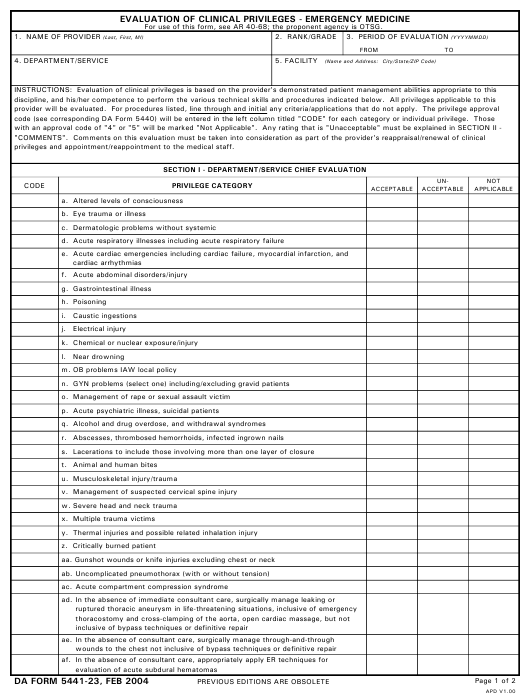 Download da Form 5441-23