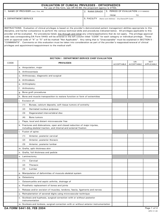 Download da Form 5441-55