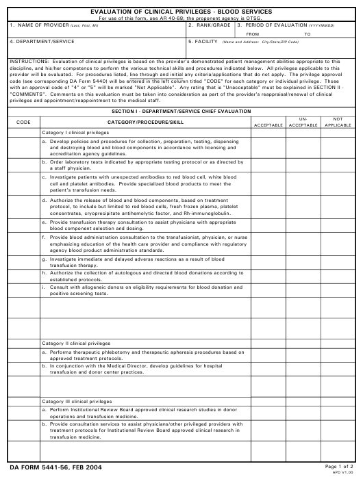 Download da Form 5441-56