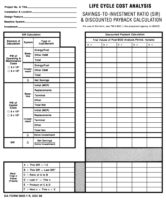 Download da Form 5605-1-R