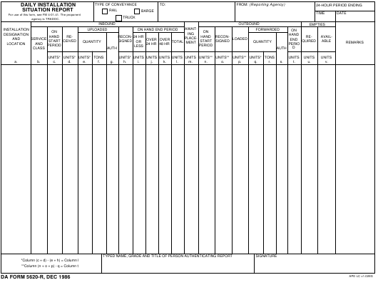 Download da Form 5620-R