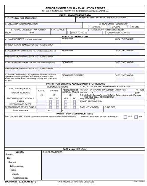 Download da Form 7222