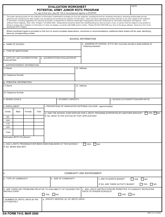 Download da Form 7410