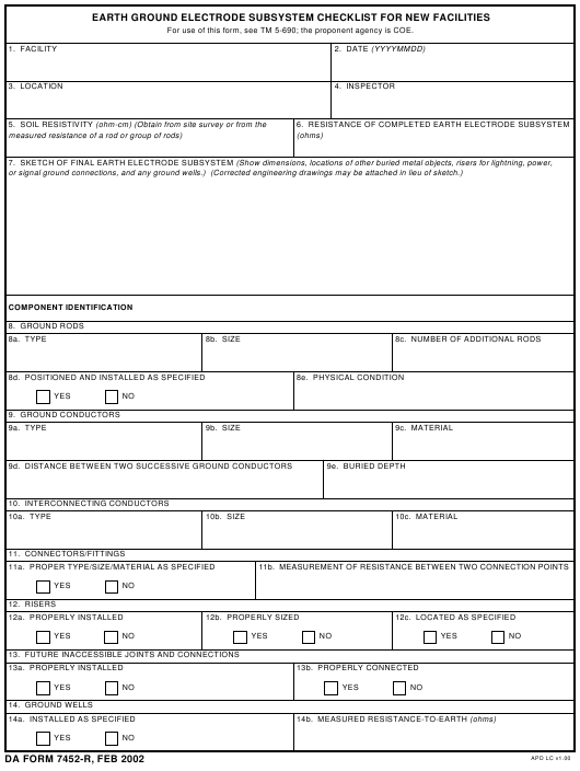 Download da Form 7452-R