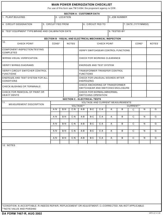 Download da Form 7467-R