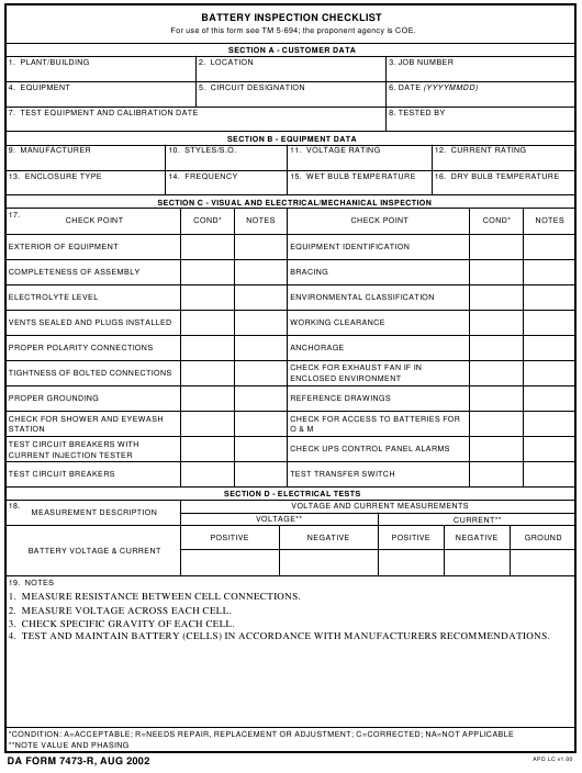 Download da Form 7473-R