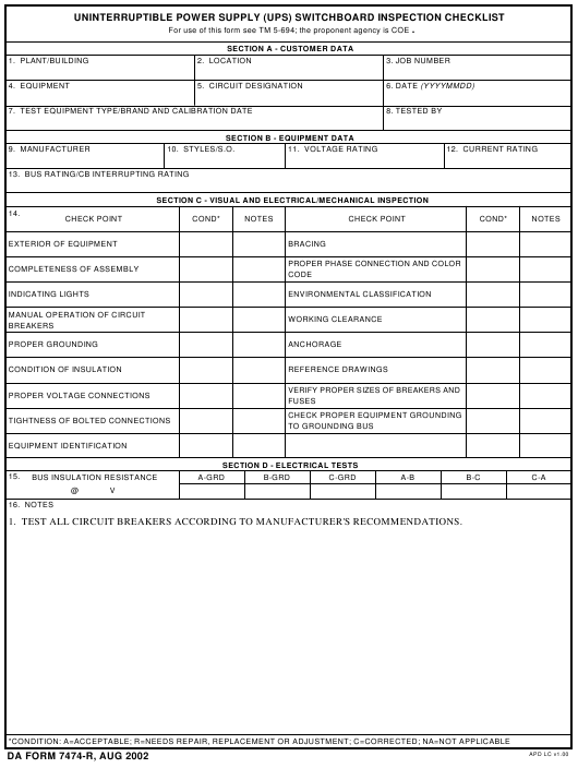 Download da Form 7474-R